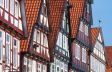 Altstadt Celle. Hier sind zahlreiche Fachwerkh�user aus den letzten Jahrhunderten zu finden.