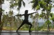 Asanas mit Ausblick � Yoga im Barberyn Beach Ayurveda Resort.