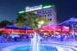 Das Bermuda3Eck in Bochum bei D�mmerung.