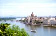 Das malerische Budapest an der Donau mit Parlamentsgeb�ude.