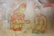 Uralte Fresken der �Wolkenm�dchen" am �L�wenfelsen" von Sigiriya.
