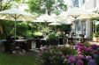 Gartenterrasse vom Lindner Hotel Rhein Residence D�sseldorf.