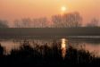 Leer: Abendstimmung an der Leda