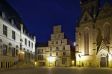 Historischer Marktplatz von Osnabr�ck bei Nacht.