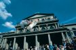 Opernhaus Hannover mit Skater.