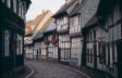 Goslar: Fachwerkh�user in der Peterstra�e