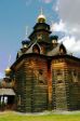 Russisch-orthodoxe Holzkirche in der S�dheide Gifhorn. Es handelt sich um die 1756 erbaute Christi-Verkl�rungskirche aus dem zentralrussischen Dorf Kosljatjewo.