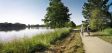 Radfahren am Vechtesee in Nordhorn