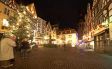 Weihnachtlich geschm�ckter Marktplatz von Cochem.