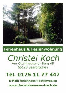 Ferienwohnung Christel Koch, Saarbrücken