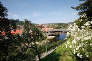 Holzbrücke