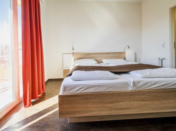 Schlafzimmer Premiumhaus, Ostsee Resort Damp.
