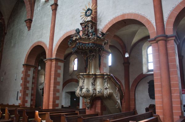 Rokokokanzel Kloster Arnstein Obernhof