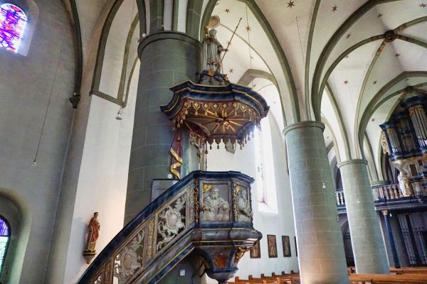 Kanzel der Kirche St. Laurentius in Clarholz