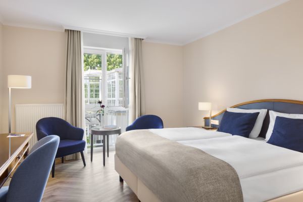 Komfort Zimmer im Parkhotel, Meißen.
