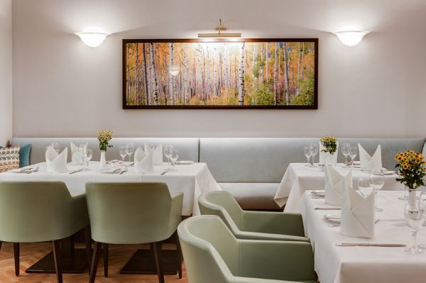 Restaurant im Parkhotel Meißen.
