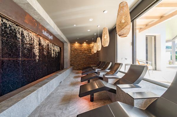 Saline bzw. SalzSole im Wohlfühlhotel Michels, Schalkenmehren.
