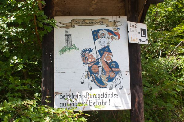 Schild Burg Laurenburg