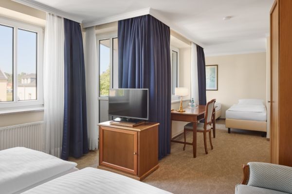 Standard-Zimmer Parkhotel Meißen.
