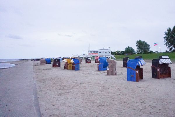 Strandkörbe Badestrand Dangast