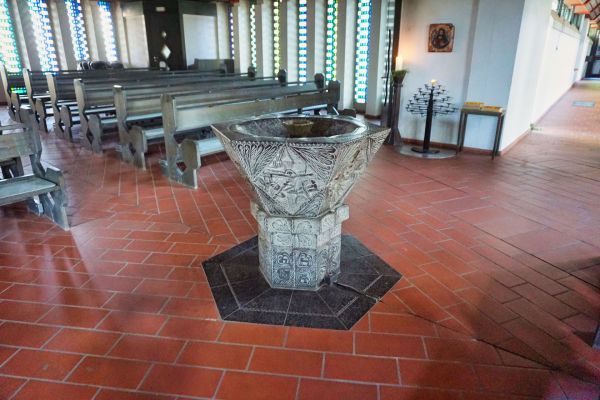 Taufstein Pfarrkirche Johannes Nepomuk Hövelhof