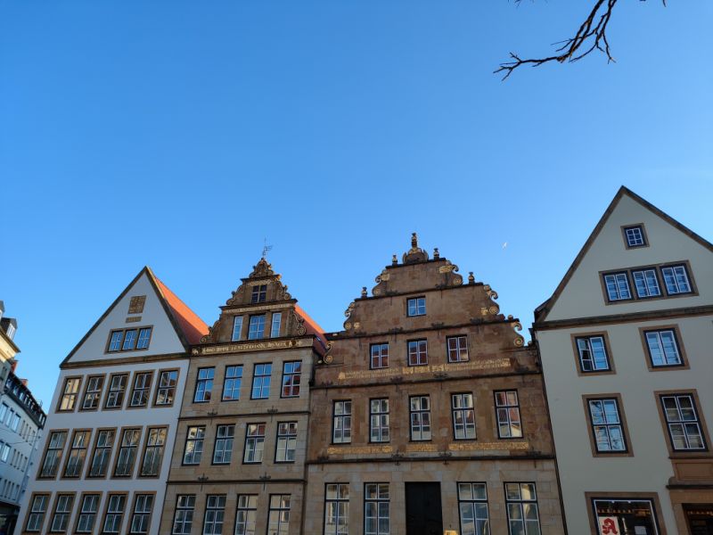 Battighaus und Brunger Giebelhaus, Bielefeld Battighaus und Brunger Giebelhaus, Bielefeld