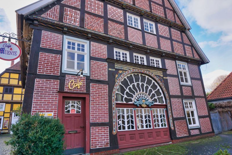 Fachwerkgiebelbau Cafe Münte, Rietberg Fachwerkgiebelbau Cafe Münte, Rietberg