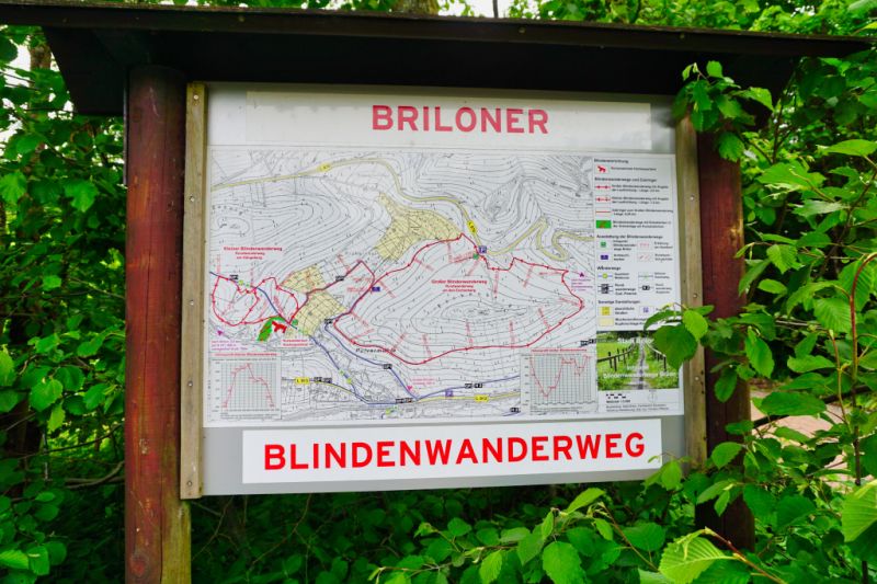 Blindenwanderweg, Brilon Blindenwanderweg, Brilon