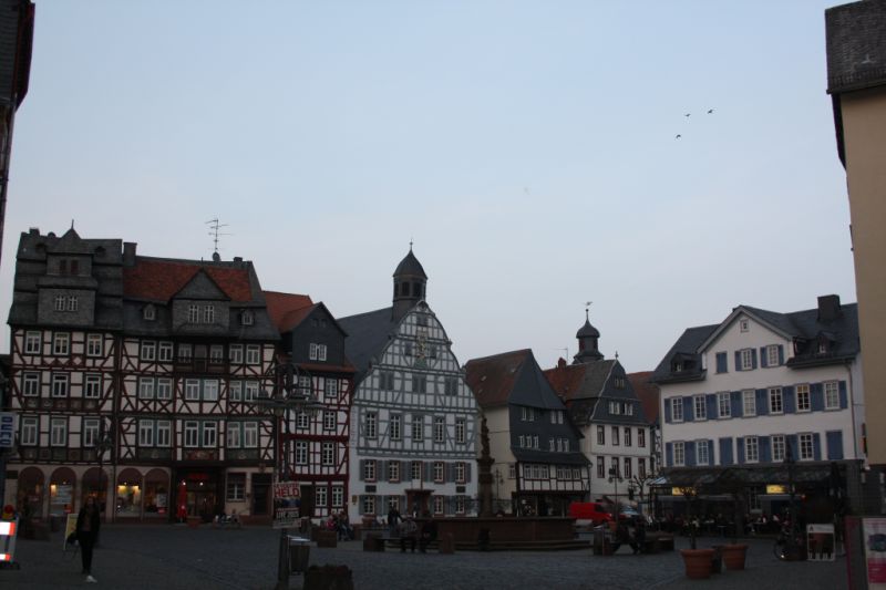 Marktplatz mit Marktbrunnen, Butzbach