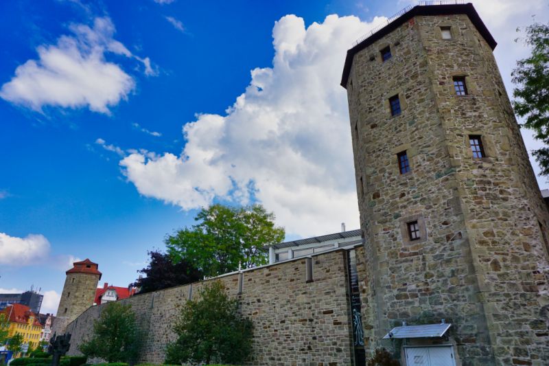 Stadtmauer, Pulver- und Haspelmathturm, Hameln Stadtmauer, Pulver- und Haspelmathturm, Hameln