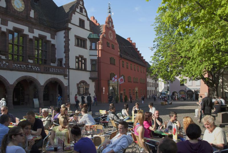 Rathaus mit Glockenspiel, Freiburg Rathaus mit Glockenspiel, Freiburg