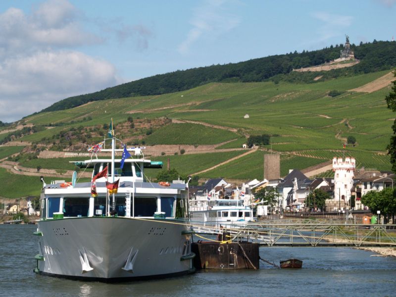 Schiffsanleger, Rüdesheim