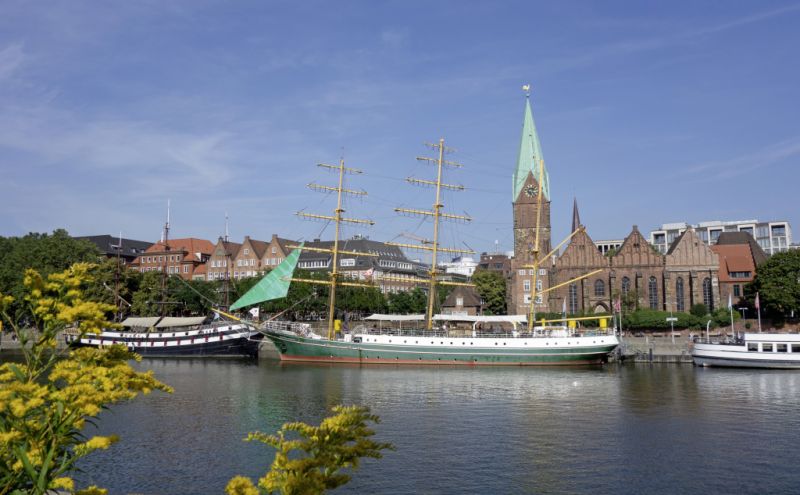 Weserpromenade Schlachte, Bremen Weserpromenade Schlachte, Bremen