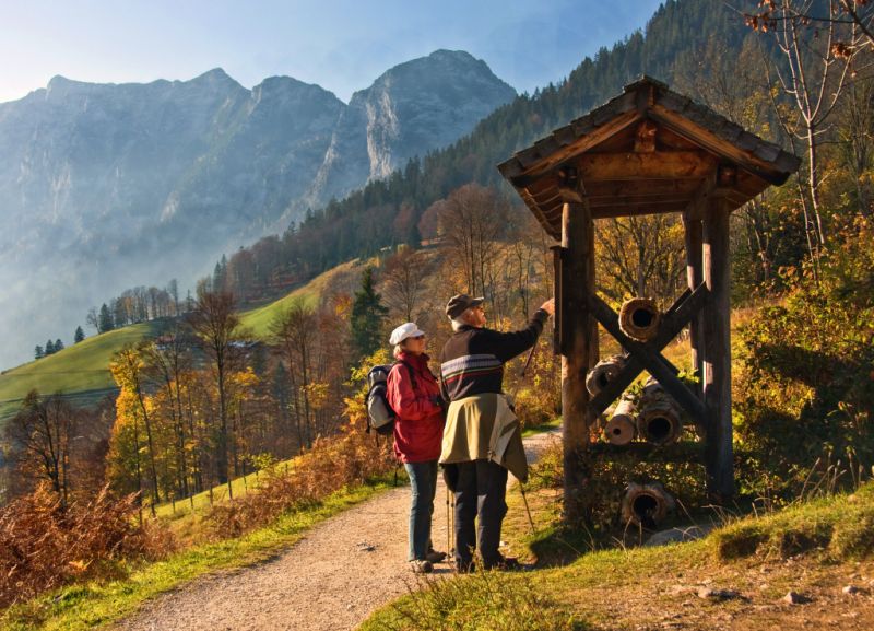 Der Soleleitungsweg - „Der Balkon Gottes“, Ramsau