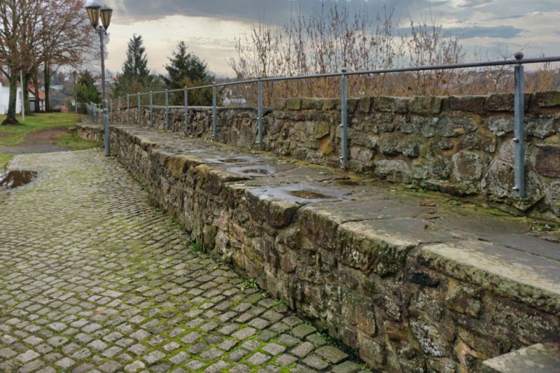 Stadtmauer mit Rondell, Schwalmstadt Stadtmauer mit Rondell, Schwalmstadt