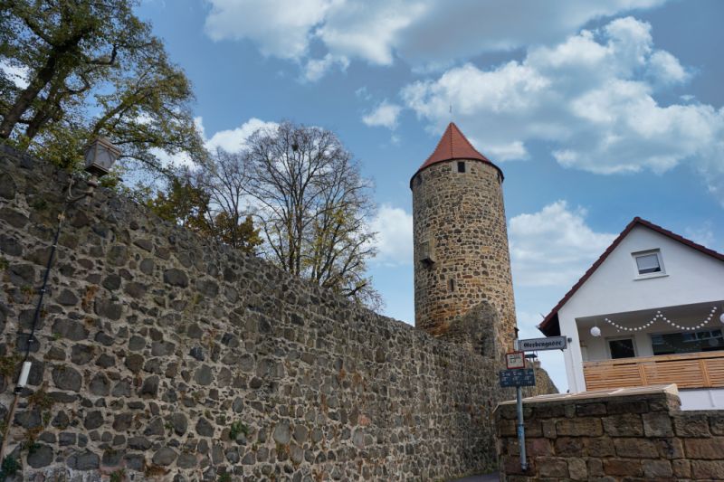Stadtmauer mit Türmen, Fritzlar