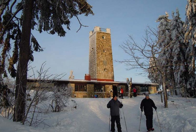Ochsenkopf mit Asenturm, Fichtelberg Ochsenkopf mit Asenturm, Fichtelberg