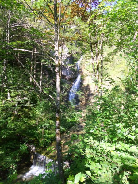 Laintal-Wasserfall, Mittenwald Laintal-Wasserfall, Mittenwald