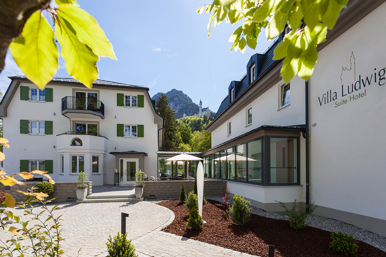 Aussen, Hotel Villa Ludwig Schwangau Hohenschwangau