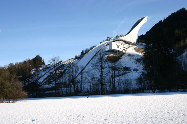 Große Olympiaschanze in Garmisch-Partenkirchen.