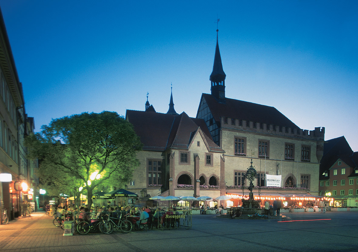 Altes Rathaus Göttingen am Markt.
