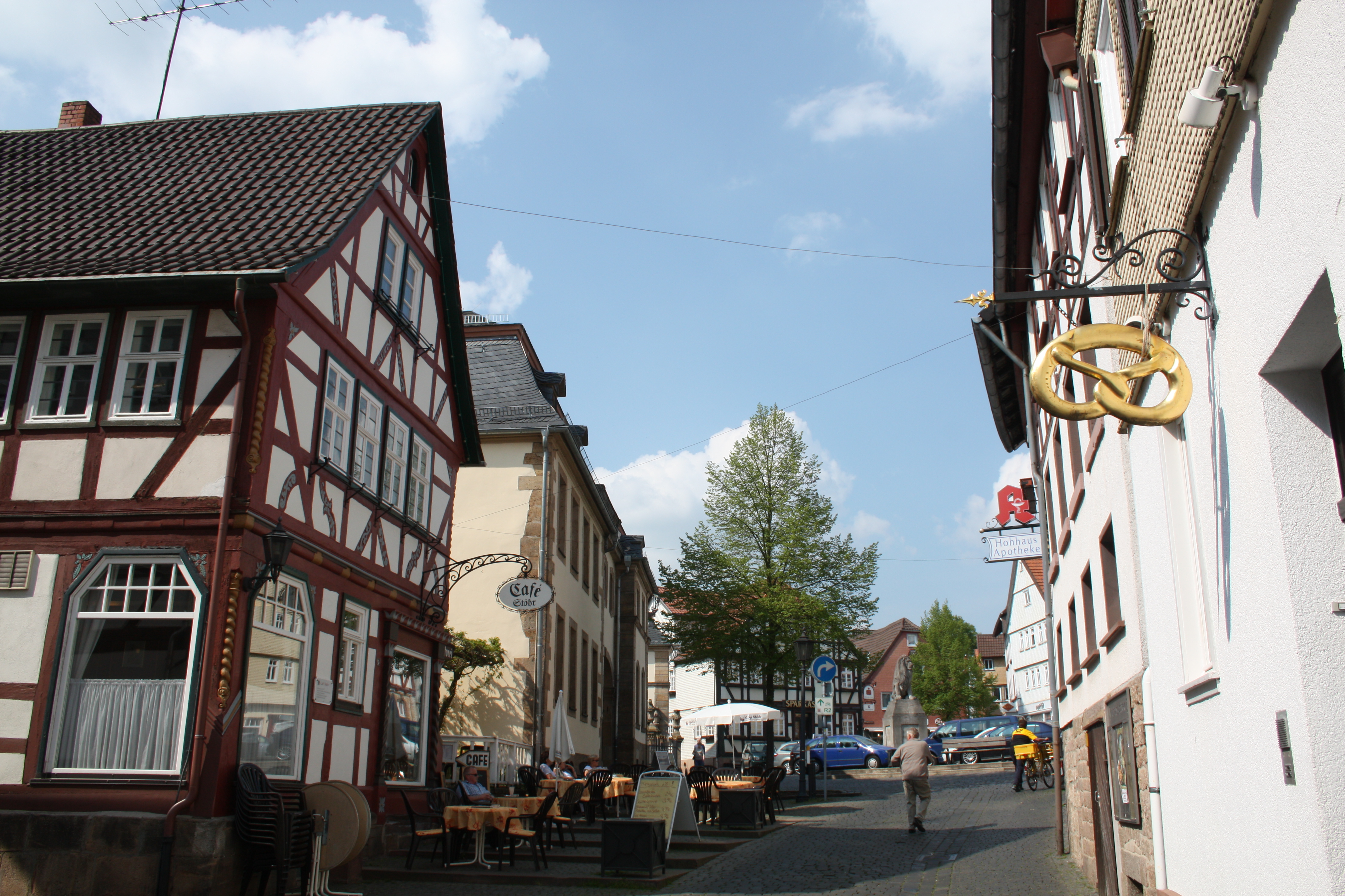 Die Altstadt von Lauterbach.
