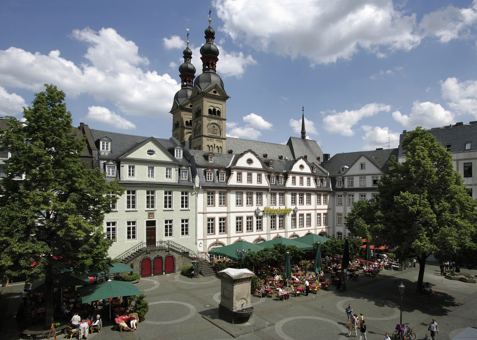 Der Platz Am Plan in Koblenz.
