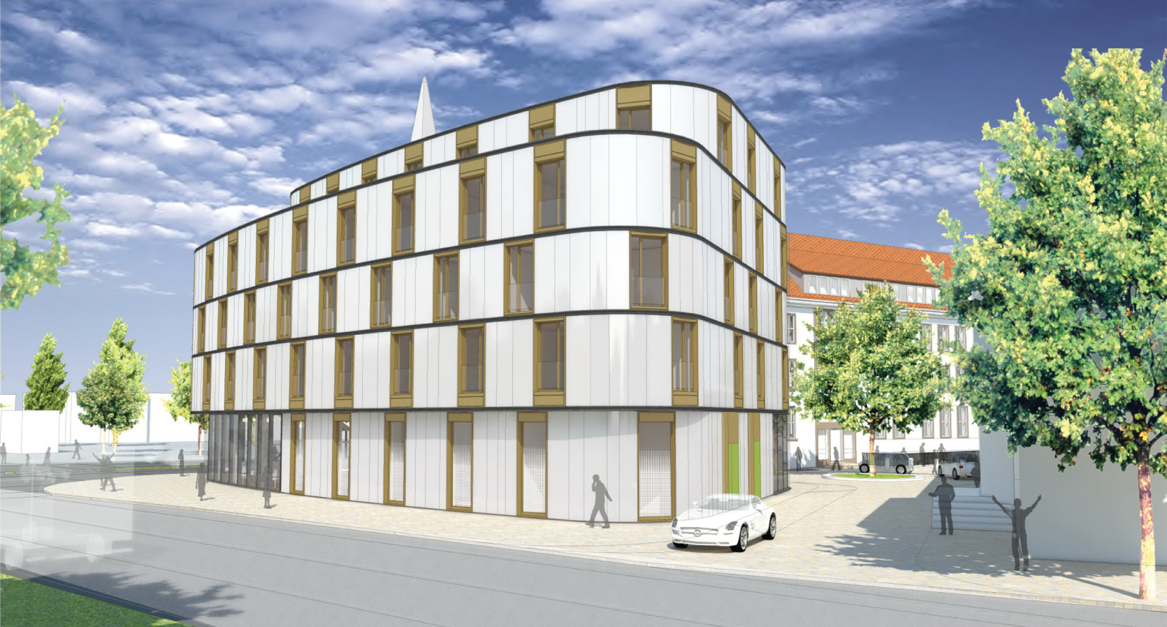 Visualisierungen vom arcona LIVING Osnabrück.
