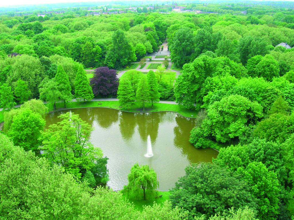 Ausblick vom Maritim Hotel, Gelsenkirchen.
