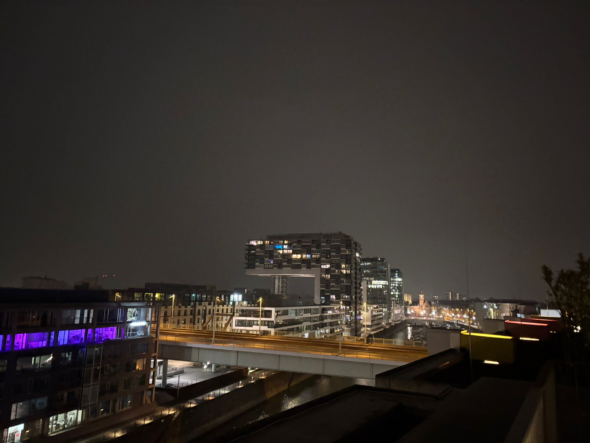 Ausblick Zimmer im artHotel cologne, Köln.
