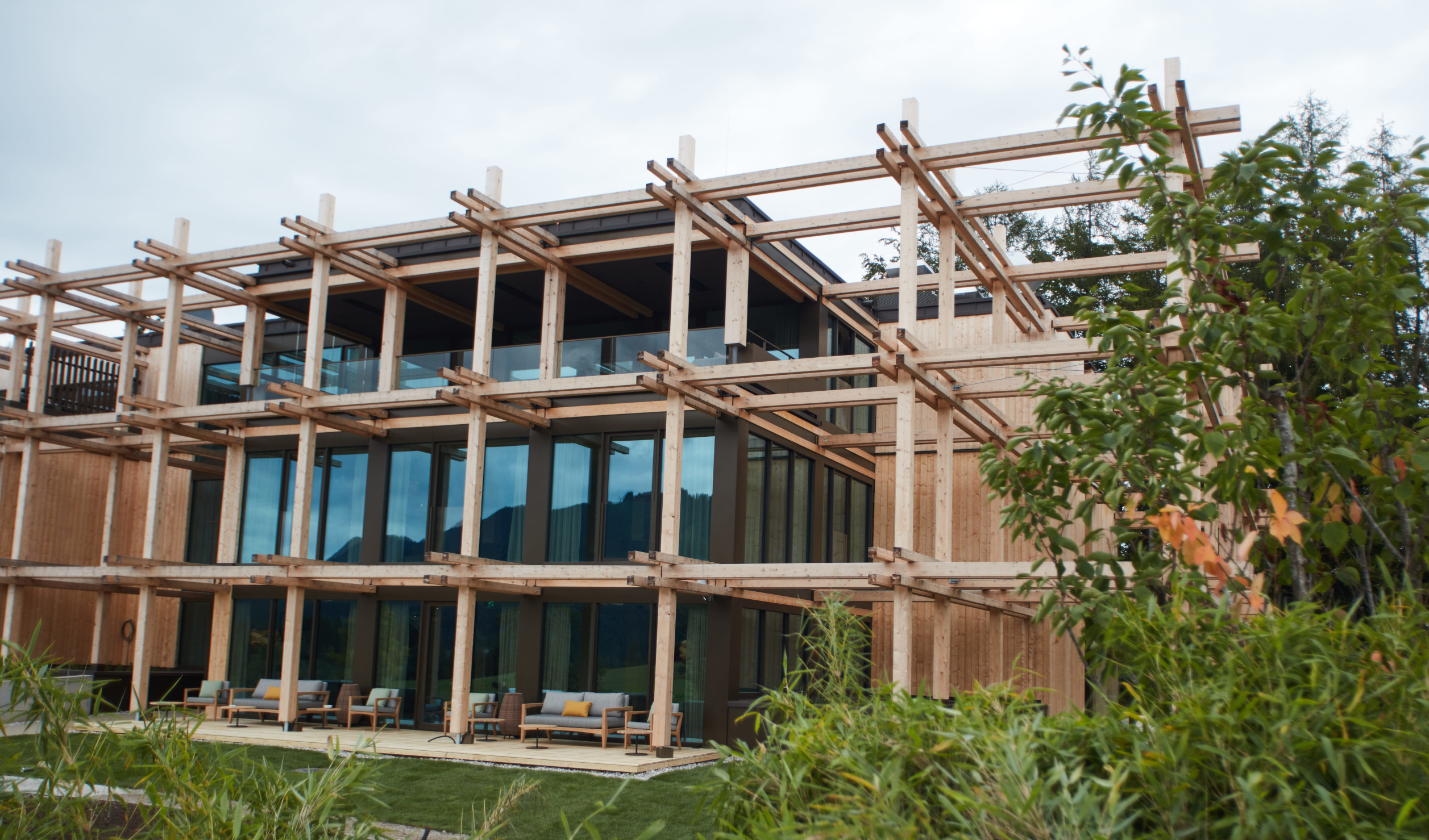 Außenansicht Hotel Bergeblick, Bad Tölz.
