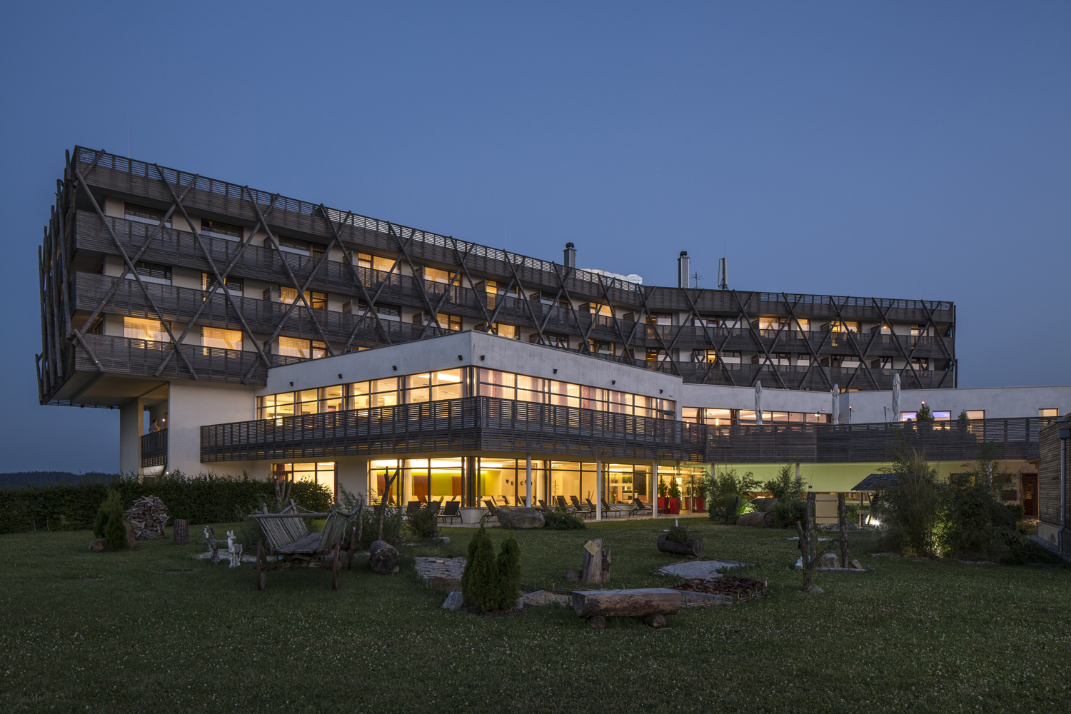 Außenansicht Falkensteiner Hotel & Spa, Bad Leonfelden.
