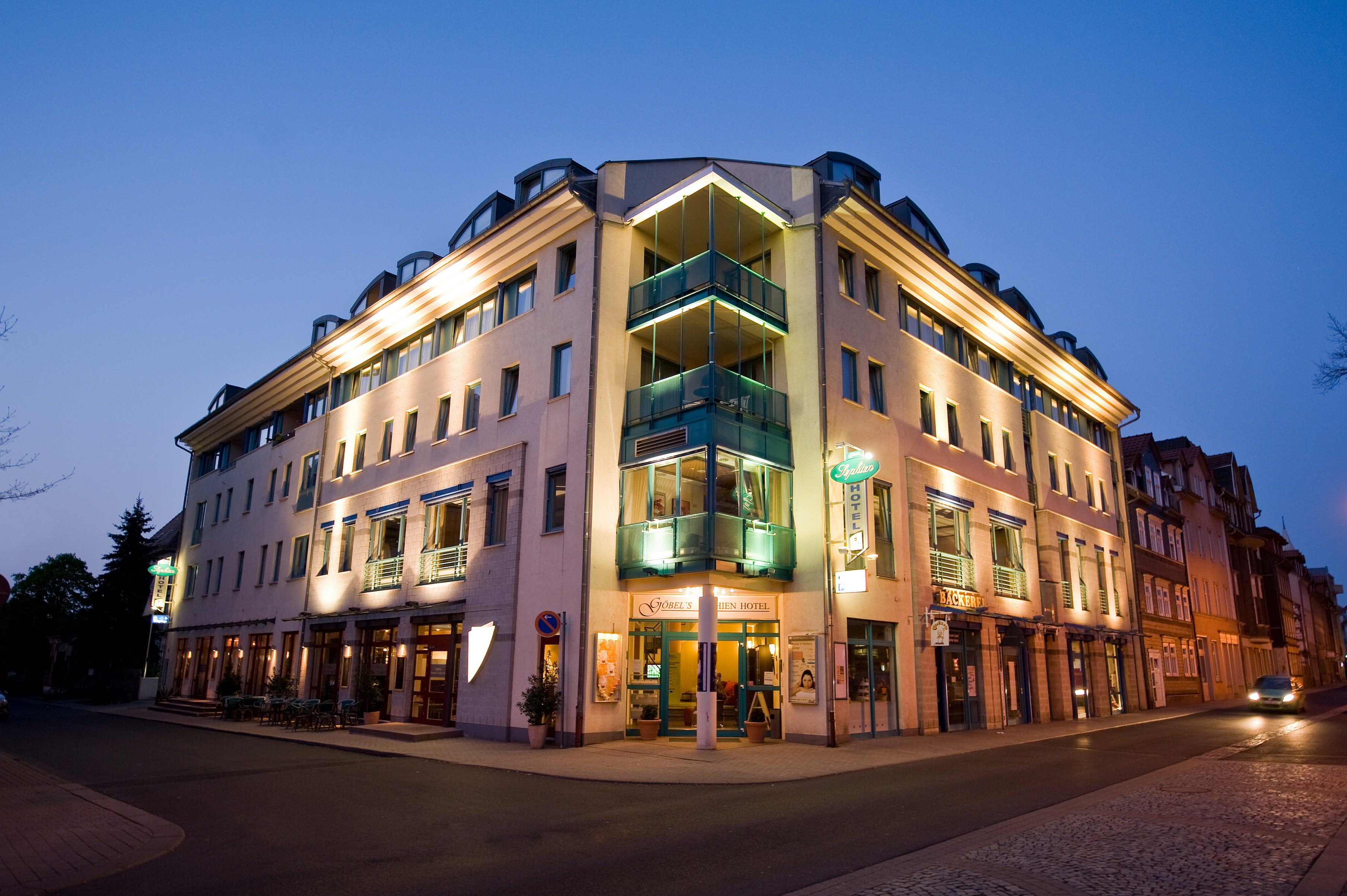 Außenansicht vom Göbel's Sophien Hotel, Eisenach.
