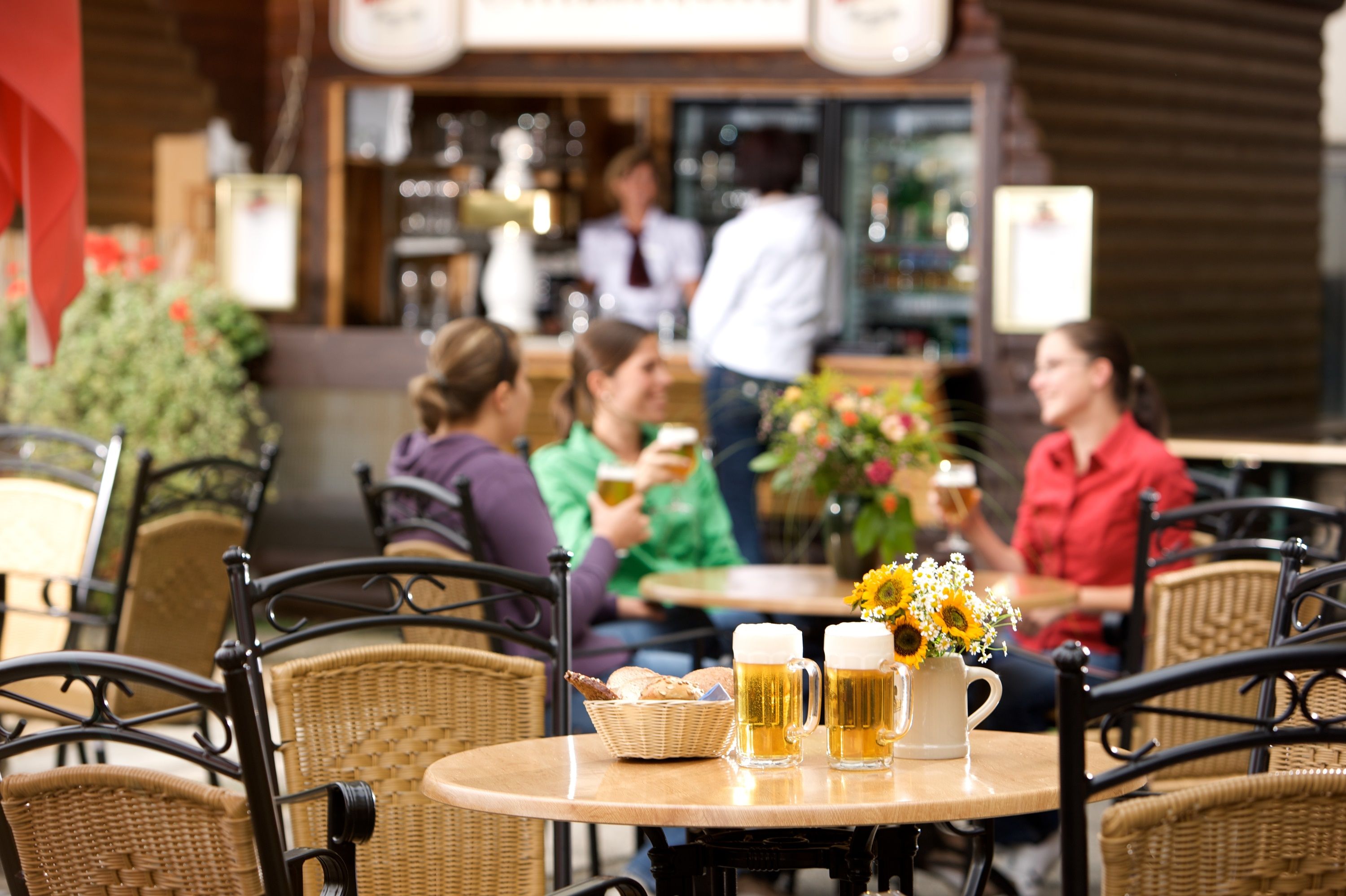 Biergarten, AHORN Berghotel Friedrichroda.